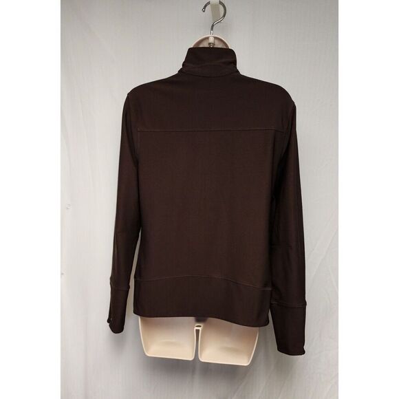 Lucy Tech Women's Size M Brown Full Zip Long Sleeve Jacket Activewear - Picture 5 of 8